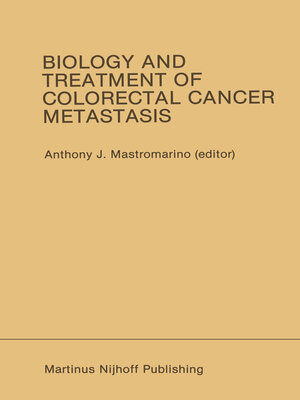 cover image of Biology and Treatment of Colorectal Cancer Metastasis